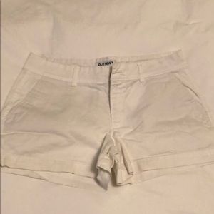 White old navy shorts